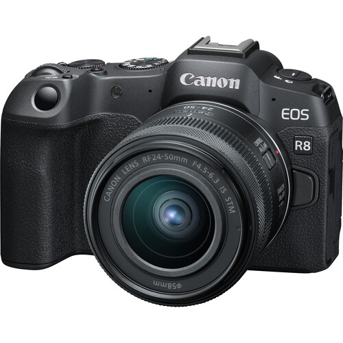 Canon EOS R8 Mirrorless Camera with RF 24-50mm IS STM Lens