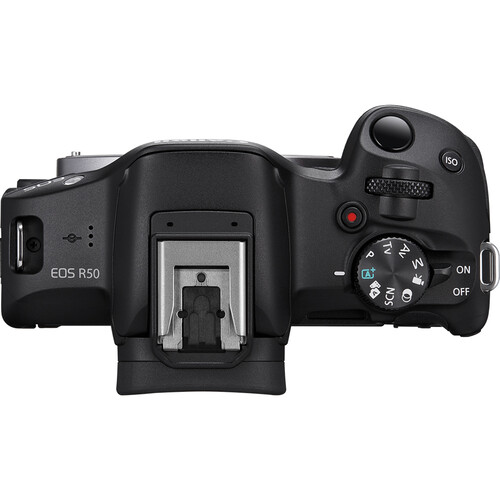 Canon EOS R50 Mirrorless Camera with 18-45mm Lens (Black) Canon EOS R50 Mirrorless Camera with 18-45mm Lens (Black)