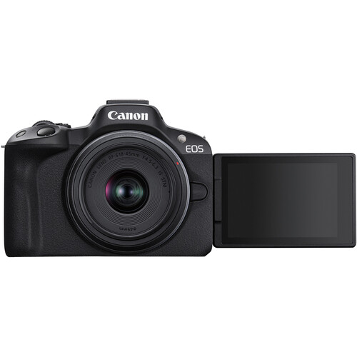 Canon EOS R50 Mirrorless Camera with 18-45mm Lens (Black) Canon EOS R50 Mirrorless Camera with 18-45mm Lens (Black)