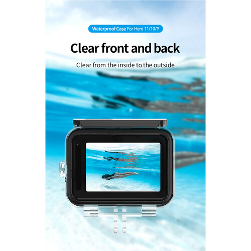 TELESIN Underwater Housing & Lens Filter Kit for GoPro (Purple, Red & Magenta) GP-WTP-904