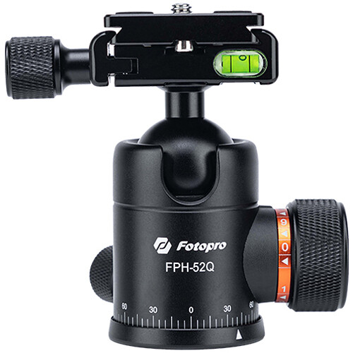 Fotopro X-Go HR Pro Aluminum Horizontal Tripod with Monopod and Ball Head (Black)