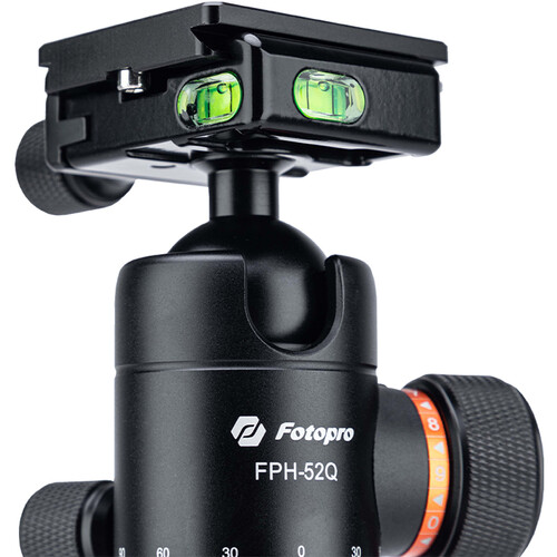 Fotopro X-Go HR Pro Aluminum Horizontal Tripod with Monopod and Ball Head (Black)
