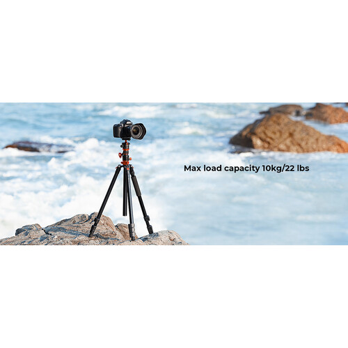 K&F Concept T254A7 Magnesium Alloy Tripod with BH-28L Ball Head