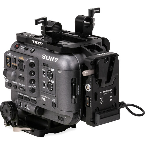 Tilta Camera Cage for Sony FX6 with V-Mount Battery Plate (Advanced Kit) ES-T20-B-V