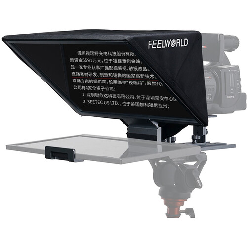 جهاز ملقن FeelWorld TP16 قابل للطي مع جهاز تحكم عن بعد للأجهزة اللوحية
