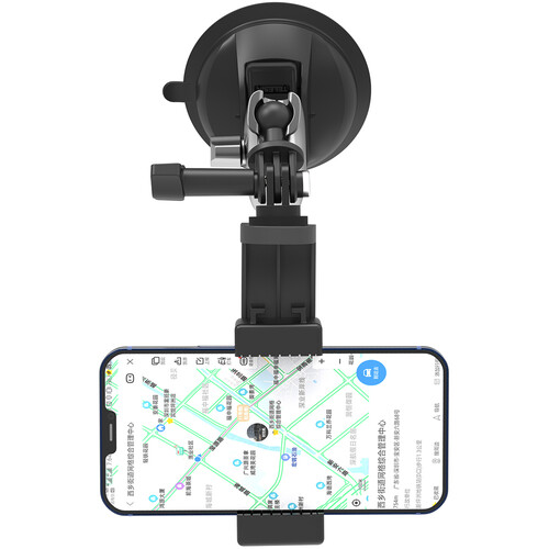 TELESIN Suction Cup Camera Mount with 3-Prong Mount TE-SUC-010