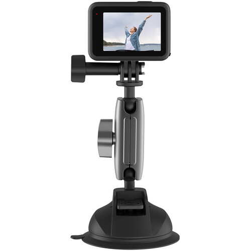 TELESIN Suction Cup Camera Mount with 3-Prong Mount TE-SUC-010