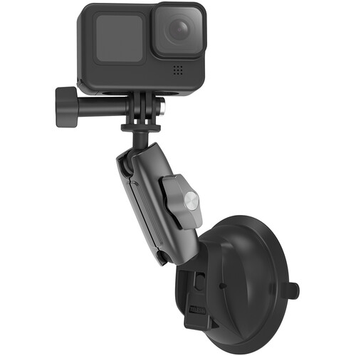 TELESIN Suction Cup Camera Mount with 3-Prong Mount TE-SUC-010