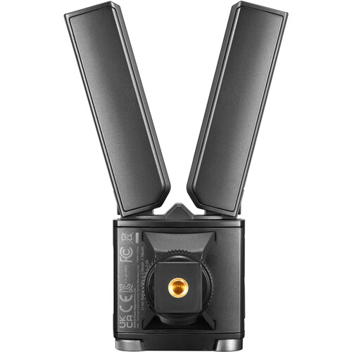 Godox IVM-S3 Camera-Mount Adjustable Dual-Cardioid Microphone