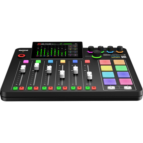 استوديو إنتاج الصوت المتكامل RODE RODECaster Pro II (أسود)