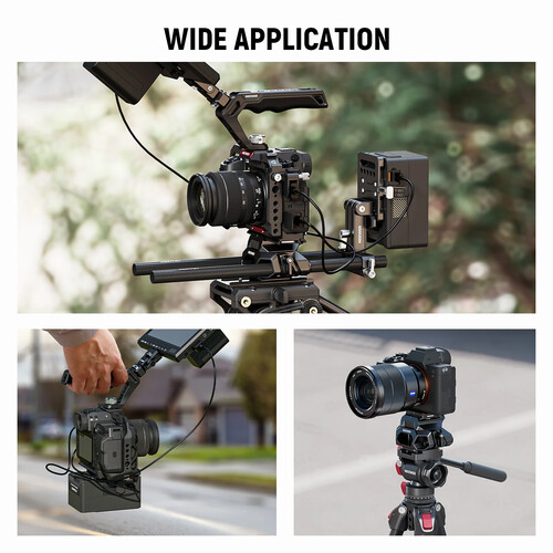 Neewer 15mm LWS Baseplate Kit with V-Mount Battery Plate