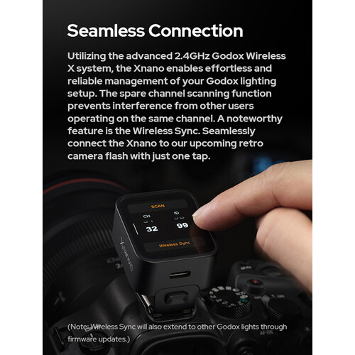 Godox X3-S Trigger TTL Per Sony | Touchscreen OLED | Wireless 2.4 GHz | 32 Canali | Ricaricabile USB