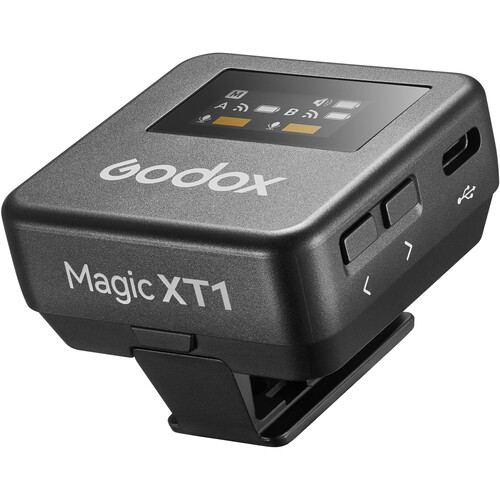 Godox Magic XT1-CL 2-Person Wireless Microphone System with USB-C and Lightning Adapters (2.4 GHz)