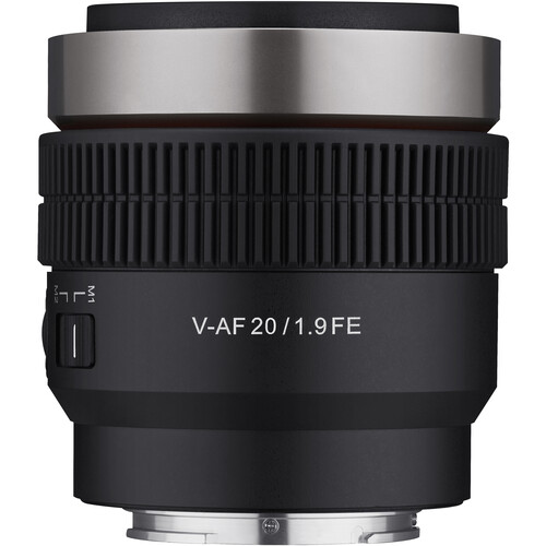 Samyang Cine V-AF 20mm T1.9 FE Lens (Sony E)