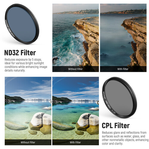 Neewer Clip-On Phone Lens Filter Kit (67mm)
