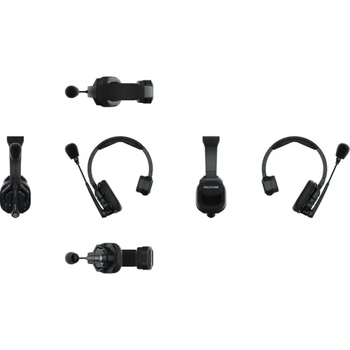 Hollyland Solidcom SE 5S 5-Person Full-Duplex Single-Ear Noise-Canceling Headset Intercom System (2.4 GHz)