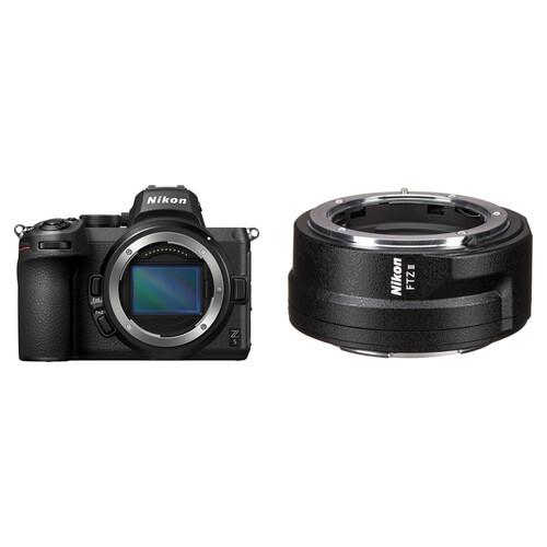 Nikon Z5 Mirrorless Camera With FTZ ii Mount Adapter