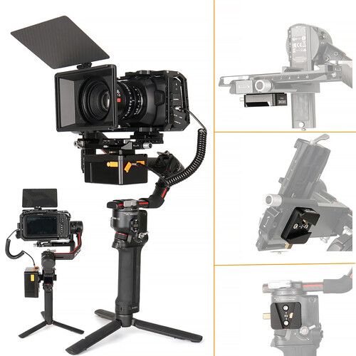 ZGCINE VR-04 V-Lock Plate for DJI RS Gimbal Stabilizers