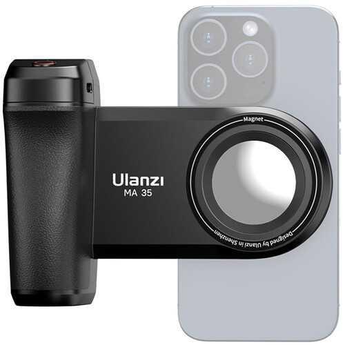 Ulanzi MA35 MagSafe Bluetooth Smartphone Camera Shutter and Grip Ulanzi MA35 MagSafe Bluetooth Smartphone Camera Shutter and Grip