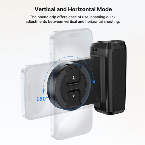 Ulanzi MA35 MagSafe Bluetooth Smartphone Camera Shutter and Grip Ulanzi MA35 MagSafe Bluetooth Smartphone Camera Shutter and Grip