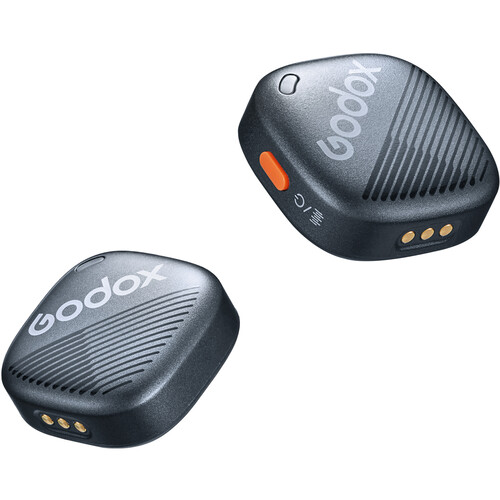Godox Cube-C 2-Person Wireless Microphone System for Cameras and Mobile Devices (2.4 GHz, Black)