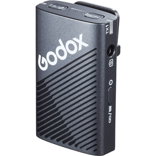 Godox Cube-C 2-Person Wireless Microphone System for Cameras and Mobile Devices (2.4 GHz, Black)