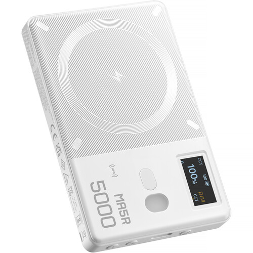 Godox MA5R RGB LED Light and Power Bank (White)