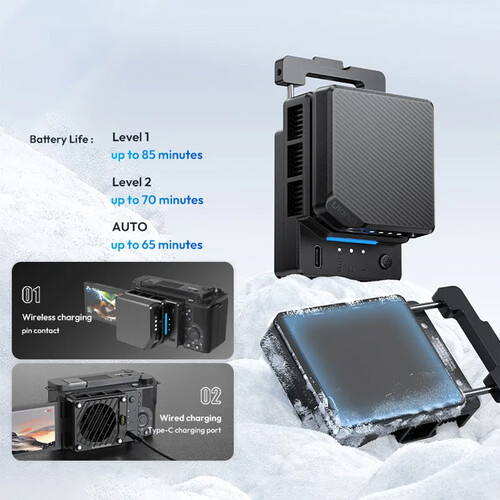 Ulanzi CU01 Thermostatic Semiconductor Camera Cooler with Battery for Select Cameras