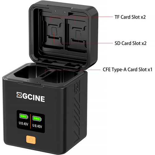 ZGCINE Fast Dual Charger for Sony NP-FZ100 Batteries