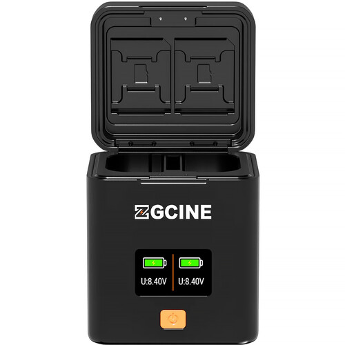 ZGCINE Fast Dual Charger for Canon LP-E6/E6N/E6NH/E6P Batteries