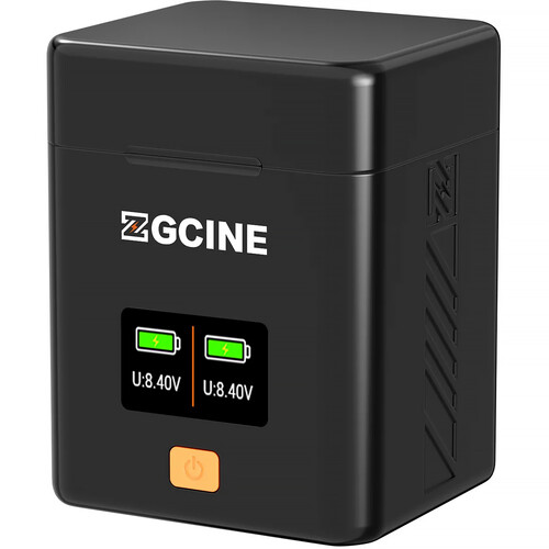 ZGCINE Fast Dual Charger for Canon LP-E6/E6N/E6NH/E6P Batteries