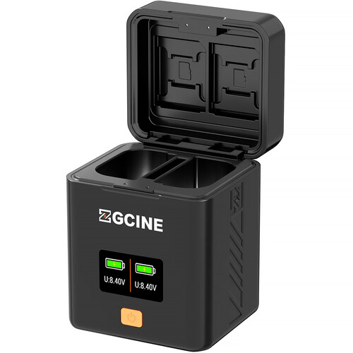 ZGCINE Fast Dual Charger for Canon LP-E6/E6N/E6NH/E6P Batteries