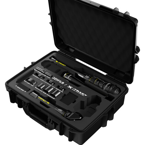 عدسة DZOFilm X-Tract 18-28mm T8 FF قابلة للفصل مع حافظة (0، 90 و360، ARRI PL، متري)