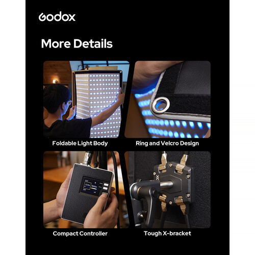 Godox FL200R RGB Flexible LED Light Mat (2 x 2')