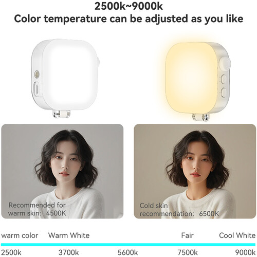 TELESIN Magnetic Ice Cube RGB Light for Magnetic Smartphones P5-BGD-03