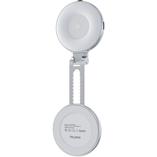 TELESIN C03 Magnetic Ring Light for Phones (Silver) S5-BGD-01