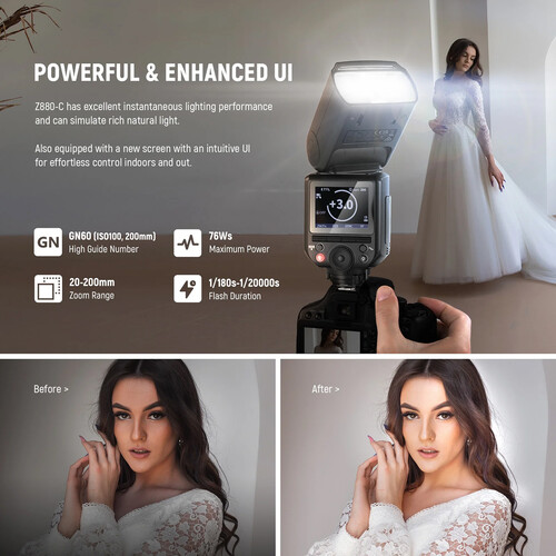Neewer Z880-S TTL Camera Flash Speedlite for Sony
