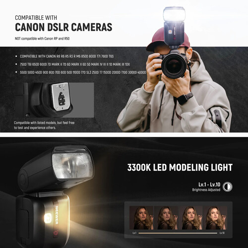 Neewer Z880-S TTL Camera Flash Speedlite for Sony