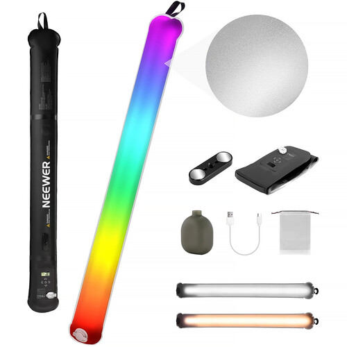 Neewer Basics GC30C Handheld Inflatable RGB LED Fill Light (35")