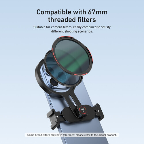 TELESIN Mobile Phone Filter Holder (67mm) P3-EAK-02