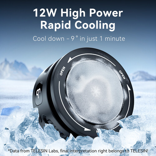 TELESIN Magnetic Cooler for Smartphones and Tablets (Cooling Only) P9-MPR-02-P