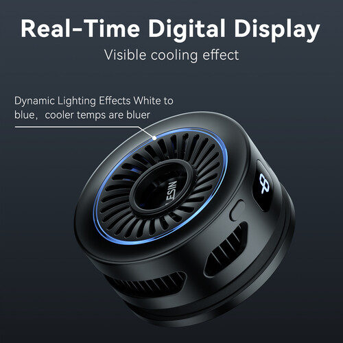 TELESIN Magnetic Cooler for Smartphones and Tablets (Cooling Only) P9-MPR-02-P