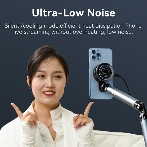 TELESIN Magnetic Cooler for Smartphones and Tablets (Cooling Only) P9-MPR-02-P