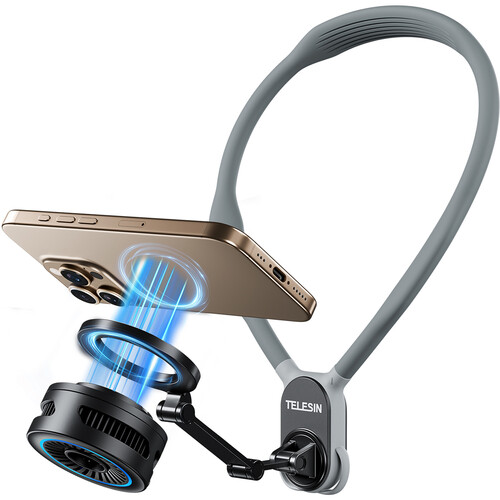 TELESIN Magnetic Cooler for Smartphones and Tablets (Cooling with Wireless Charging) P9-MPR-01-P