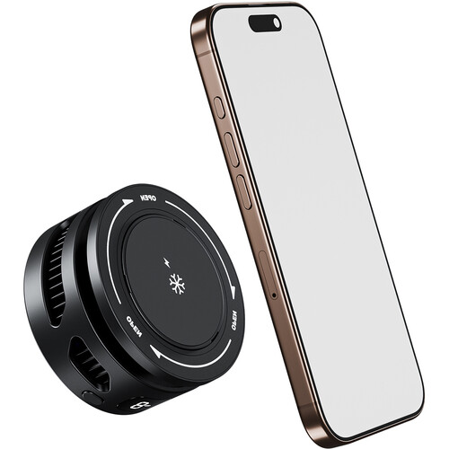 TELESIN Magnetic Cooler for Smartphones and Tablets (Cooling with Wireless Charging) P9-MPR-01-P
