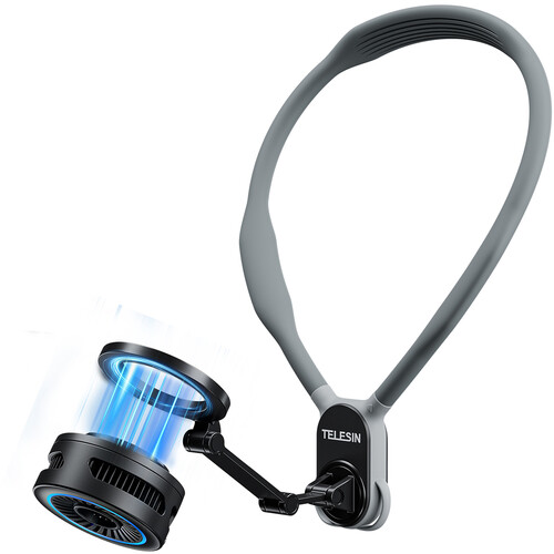 TELESIN Magnetic Cooler for Smartphones and Tablets (Cooling with Wireless Charging) P9-MPR-01-P