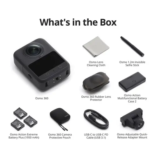 DJI Osmo 360 Action Camera Adventure Combo