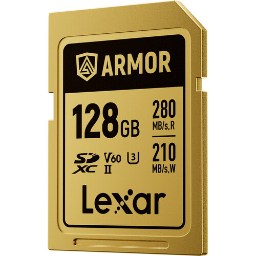 Lexar 128GB ARMOR GOLD UHS-II SDXC Memory Card