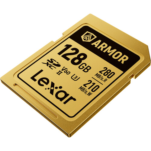Lexar 128GB ARMOR GOLD UHS-II SDXC Memory Card