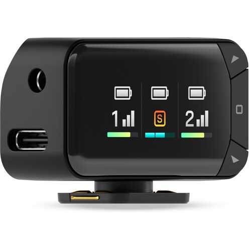 RODE Wireless Micro 2-Person Ultracompact Wireless Microphone System with USB-C Connector (2.4 GHz, Black)